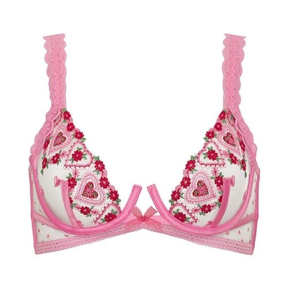 For Love and Lemons Whimsical Garden Underwire Bra 32DD - Picture 2 of 5